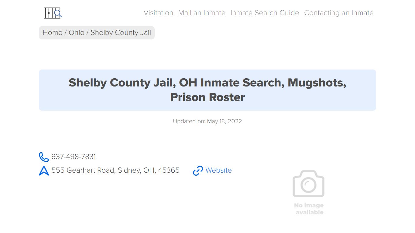 Shelby County Jail, OH Inmate Search, Mugshots, Prison Roster
